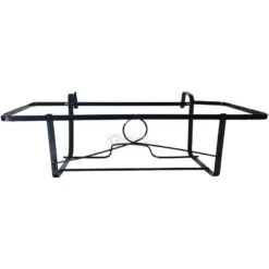 FIORIERA DA BALCONE IN FERRO PIATTO MM. 15X3 VERNICIATA NERA CM. 60 -Vendite Agrariagioiese fioriera da balcone in ferro piatto mm 15x3 verniciata nera cm 60 1