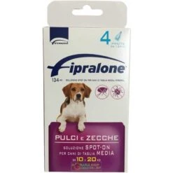 Fipralone Antiparassitario Pulci E Zecche Spot-on Cane 10 - 20 Kg Pipette 4