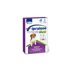 FIPRALONE DUO SPOT ON GATTO ANTIPARASSITARIO PER CANI MEDIA TAGLIA DA KG. 10 A 20 PZ. 4