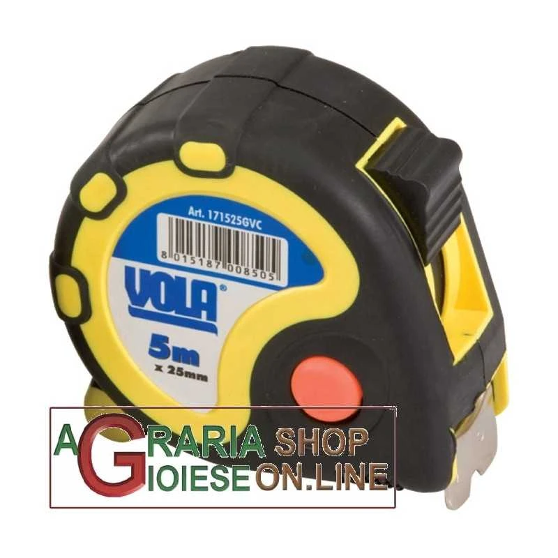 FLESSOMETRO PROFESSIONALE VOLA MOD. GW 558 MM. 25 ML. 5 2 FLESSOMETRO PROFESSIONALE VOLA MOD. GW 558 MM. 25 ML. 5 - immagine 2