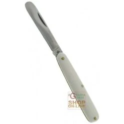 FRARACCIO COLTELLO RASOLINO CATANESE MANICO BIANCO BOMBATO CM. 17