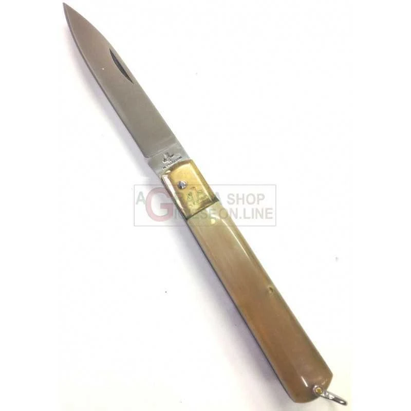 FRARACCIO COLTELLO SFILATO MANICO IN CORNO CM. 19 1 FRARACCIO COLTELLO SFILATO MANICO IN CORNO CM. 19
