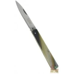 FRARACCIO COLTELLO SFILATO SICILIANO MANICO FINTO CORNO Cm. 17
