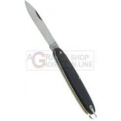 Fraraccio Coltello Temperino Manico Nero Cod. 0536 Cm. 12