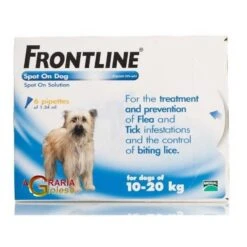 FRONTLINE ANTIPARASSITARIO PULCI ZECCHE SPOT-ON 10 - 20 KG.