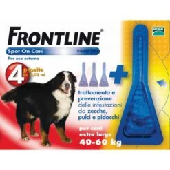 FRONTLINE SPOT-ON PIPETTE ANTIPARASSITARI PER CANI DA KG.40 - 60 EXTRA LARGE XL 4 FIALETTE