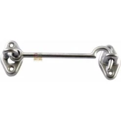 GANCIO FERMAFINESTRE CROMO SATINATO MM. 80
