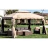 GAZEBO CON STRUTTURA IN ALLUMINIO ADVENTURE MT.3X4 4 GAZEBO CON STRUTTURA IN ALLUMINIO ADVENTURE MT.3X4 -Vendite Agrariagioiese gazebo con struttura in alluminio adventure mt3x4