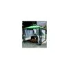 GAZEBO IN FILO MT.3X3 DECORATO VERDE STRUTTURA IN METALLO