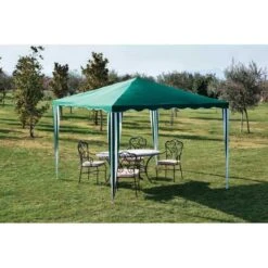 GAZEBO IN POLIESTERE Mt.3x3 COLORE VERDE