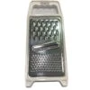 GRATTUGIA PLASTICA CON LAMA FISSA 3 TIPI DIVERSI DI TAGLIO INOX BIANCO -Vendite Agrariagioiese grattugia plastica con lama fissa 3 tipi diversi di taglio inox bianco