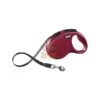 GUINZAGLIO AUTOMATICO FLEXI NEW CLASSIC A FETTUCCIA ROSSO KG. 15 MT. 5