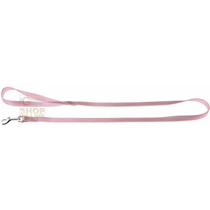 GUINZAGLIO PER CANI IN NYLON ROSA CM. 2,0 X 120 FUSSDOG 2 GUINZAGLIO PER CANI IN NYLON ROSA CM. 2,0 X 120 FUSSDOG - immagine 2