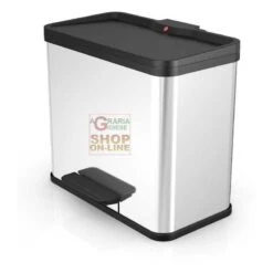 HAILO OKO TRIO 33 PATTUMIERA CON 3 CONTENITORI A PEDALE PER LA RACCOLDA DIFFERENZIATA