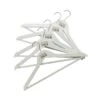 IRGE GRUCCIA OMETTI IN LEGNO BIANCO PER VESTITI PZ. 5