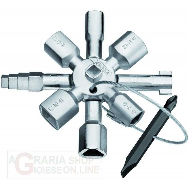 KNIPEX KINIPEX TWINKEY CHIAVE PER QUADRI 0011 10 PER TUTTI I SISTEMI DI CHIUSURA PIU COMUNI 1 KNIPEX KINIPEX TWINKEY CHIAVE PER QUADRI 0011 10 PER TUTTI I SISTEMI DI CHIUSURA PIU COMUNI