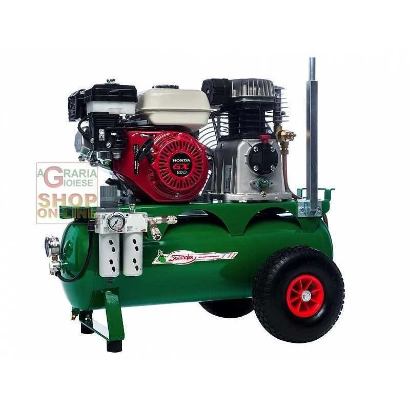 KIT ABBACCHIATORE KRISTONE 580 CON UNA ASTA E MOTOCOMPRESSORE LT. 37 MOTORE HONDA GX160 HP. 5,5 1 KIT ABBACCHIATORE KRISTONE 580 CON UNA ASTA E MOTOCOMPRESSORE LT. 37 MOTORE HONDA GX160 HP. 5,5