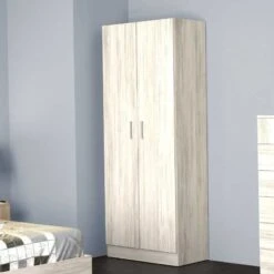 KIT ARMADIO 2 ANTE BIANCO Cm. 80x50x190h.