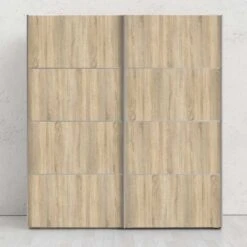 KIT ARMADIO VERONA 2 ANTE SCORREVOLI ROVERE Cm.182