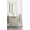 KIT MOBILE BAGNO ARUBA CON 2 CASSETTI Cm. 60 ROVERE ALASKA
