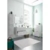 KIT MOBILE BAGNO ARUBA CON 2 CASSETTI Cm. 80x45x57h. CEMENTO