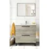 KIT MOBILE BAGNO ATHENA CON 2 CASSETTI Cm. 80 ROVERE ALASKA -Vendite Agrariagioiese kit mobile bagno athena con 2 cassetti cm 80 rovere alaska