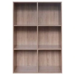 LIBRERIA MODELLO CUBO 6 ROVERE Cm. 61x91h.