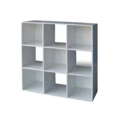 LIBRERIA MODELLO CUBO 9 BIANCO Cm.91x91h.