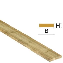 LISTONE PER PAVIMENTI PINO IMPREGNATO Mm 28x120x2400.