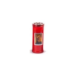 LUMINO CON CERA VOTIVA T60 ROSSO SAN PIO (CONF. 30)