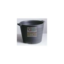 MASTELLO NERO PER PIANTE CON FORI 55X41 LT. 65 BASSO