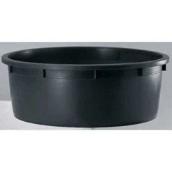 MASTELLONE VASO NERO CON FORI PER PIANTE LT. 350 -Vendite Agrariagioiese mastellone vaso nero con fori per piante lt 350 1