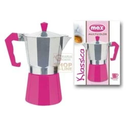 MAX CAFFETTIERA 6TZ KLASSICA COLOR -Vendite Agrariagioiese max caffettiera 6tz klassica color 1