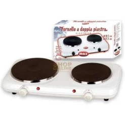 MAX FORNELLO ELETTRICO 2 PIASTRE -Vendite Agrariagioiese max fornello elettrico 2 piastre 1