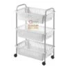 METALTEX SCAFFALE CON 3 CESTI IN PLASTICA OSLO3 CM. 41 X 26 X 63 -Vendite Agrariagioiese metaltex scaffale con 3 cesti in plastica oslo3 cm 41 x 26 x 63