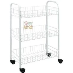 METALTEX SCAFFALETTO SIENA CON 3 PIANI CM. 41 X 23 X 63 Cm -Vendite Agrariagioiese metaltex scaffaletto siena con 3 piani cm 41 x 23 x 63 cm 1