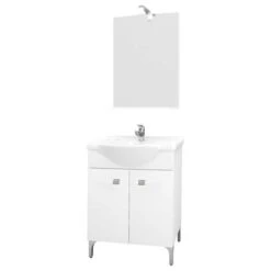 MOBILE BAGNO BIANCO DESY Cm.57 COMPLETO