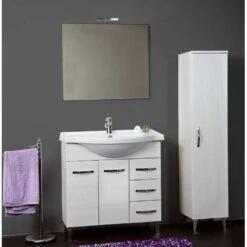 MOBILE BAGNO CLAUDIA Cm.85 B.CO PORTUNA