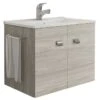 MOBILE BAGNO ERIKA SPECCHIO ROVERE GRIGIO -Vendite Agrariagioiese mobile bagno erika specchio rovere grigio