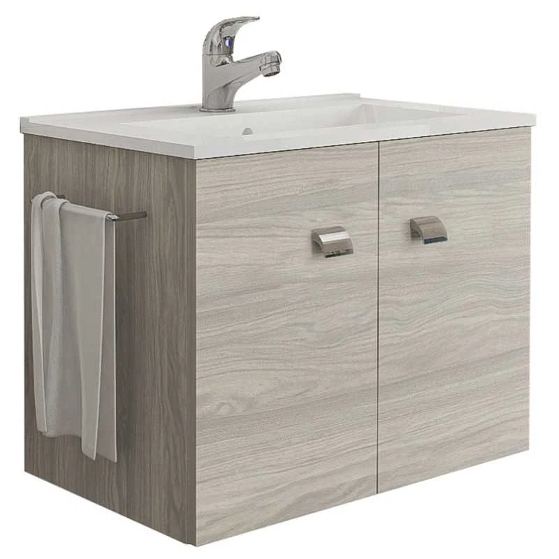 MOBILE BAGNO ERIKA SPECCHIO ROVERE GRIGIO 1 MOBILE BAGNO ERIKA SPECCHIO ROVERE GRIGIO