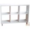 MOBILE GIORNO 6 VANI LACCATO BIANCO CM.120X30X90