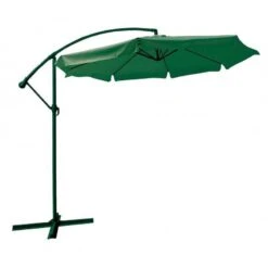 OMBRELLONE ACCIAIO DECENTRATO FLYN Cm.300 VERDE