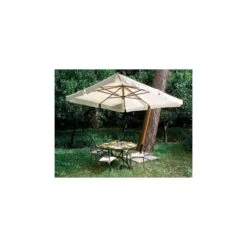OMBRELLONE IN LEGNO DECENTRATO INDO 300X300X70 LUSSO -Vendite Agrariagioiese ombrellone in legno decentrato indo 300x300x70 lusso 1