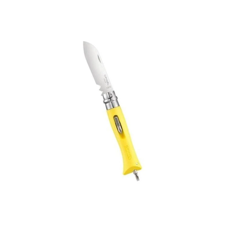 OPINEL COLTELLO BRICOLAGE N. 9 LAMA INOX MANICO GIALLLO 1 OPINEL COLTELLO BRICOLAGE N. 9 LAMA INOX MANICO GIALLLO