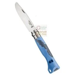 OPINEL COLTELLO IN ACCIAIO INOX VRI N. 7 OUTDOOR JUNIOR COLORE BLU CAMPEGGIO CAMPER