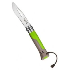 OPINEL COLTELLO IN ACCIAIO INOX VRI N. 8 OUTDOOR COLORE TERRE VERT CAMPEGGIO CAMPER