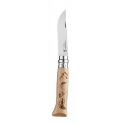OPINEL COLTELLO INOX N. 8 MANICO GRAVURE RANDO