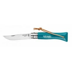 OPINEL COLTELLO N. 6 INOX CON MANICO TURQUOISE CON LACCETTO