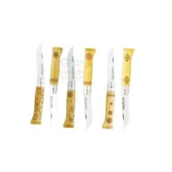 OPINEL SET 6 COLTELLI N. 8 INOX COLLECTION LEGENDES MONTAGNES