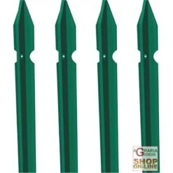 PALETTO PLASTIFICATO PER RETE H. CM. 250 T 30x3 Kg. 3,12